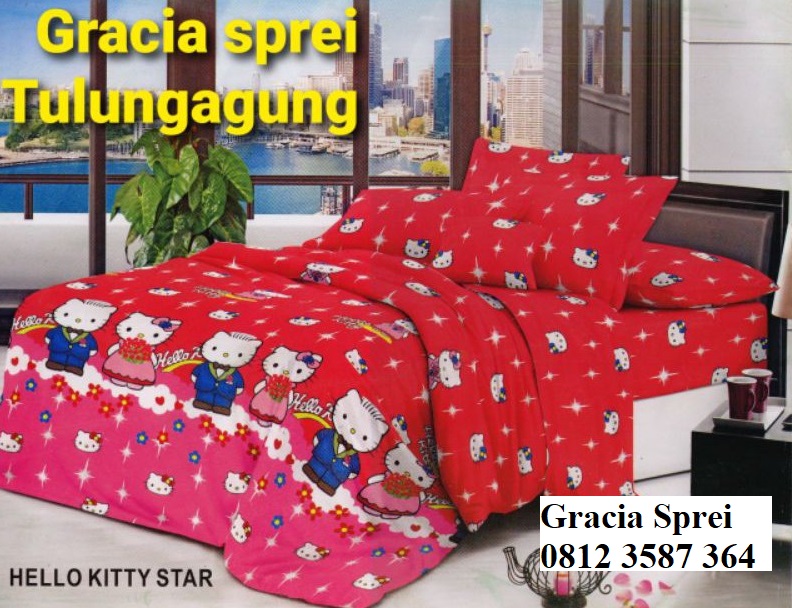 <p>Spei Disperse Hello Kitty Star motif yang sanga